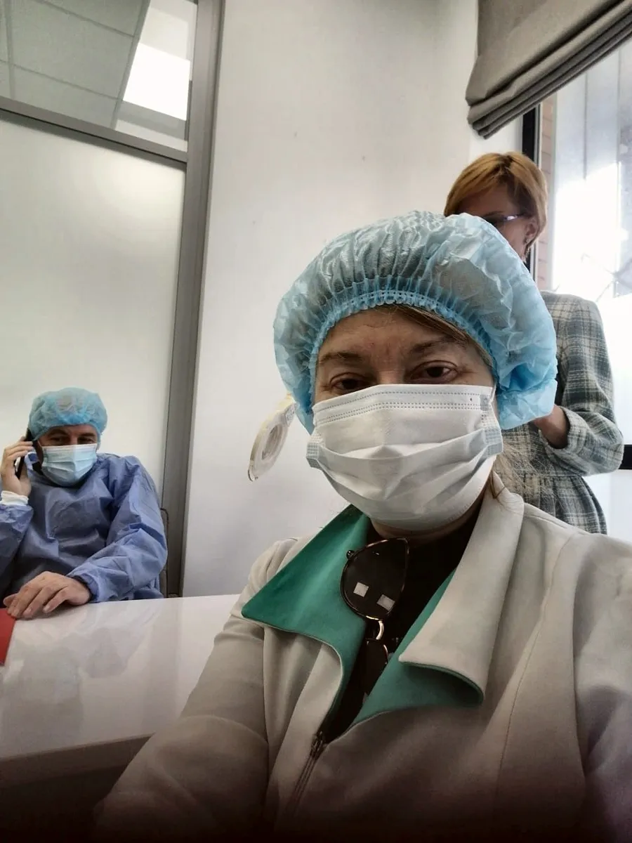 Лідія Буцька в клініці